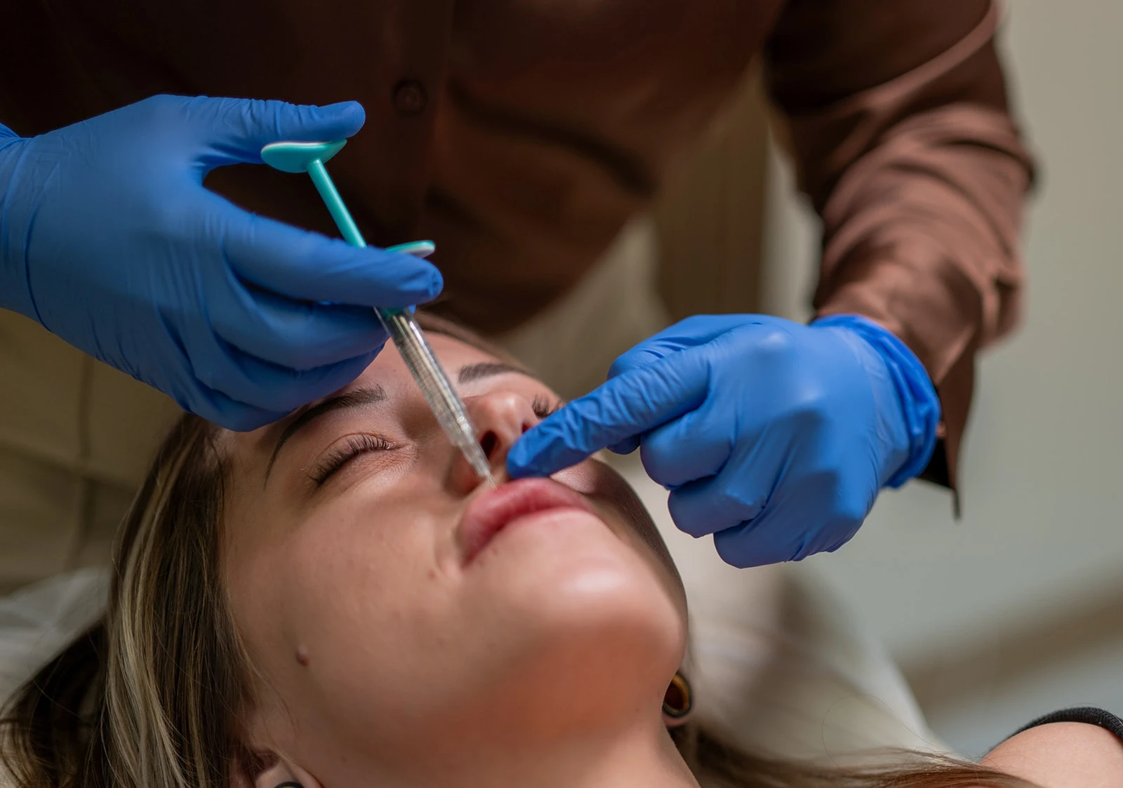Aqua Aesthetics treatment room — advanced medical aesthetics in Edmonton